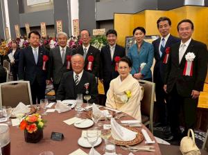 5月10日武井宏氏　旭日小綬章受章祝賀会2