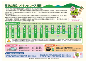 石尊山ハイキングクラブマップ　コース概要