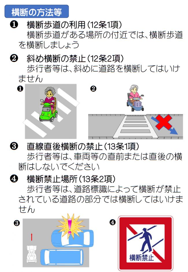 シニアカーの交通ルールその3