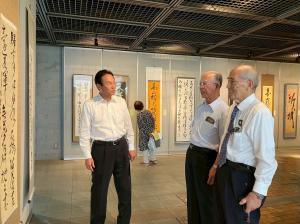 5月30日硯生会展と中島洋一展2