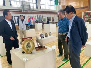 6月26日安中造形美術協会70周年記念展開会式3