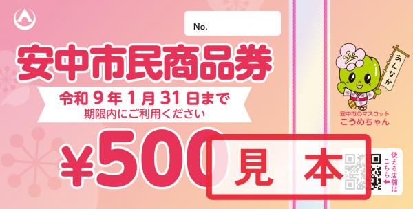 商品券見本