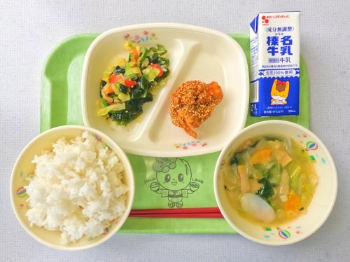 9月28日の給食