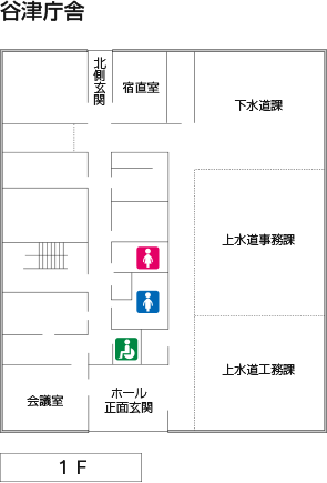 水道庁舎見取図