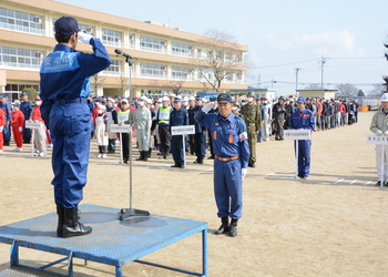 防災訓練開会式の画像2