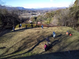 後閑城址公園内の桜の植樹とその後の管理（令和3年度～）の画像