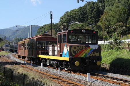 トロッコ列車の画像