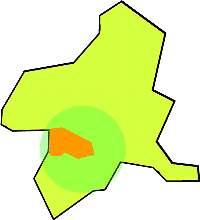 群馬県における安中市の位置