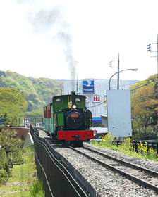 トロッコ列車の画像