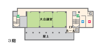 文化センター3階案内図