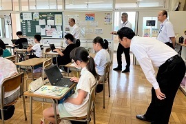 令和5年6月30日（金曜日）東横野小学校訪問
