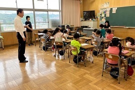 令和5年6月30日（金曜日）東横野小学校訪問