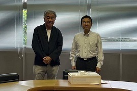 隈研吾氏が来庁