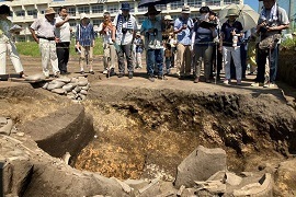 町北遺跡現地説明会