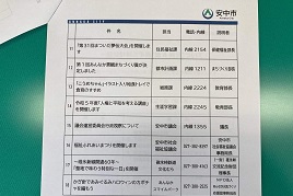 8月30日（水曜日）安中市令和5年度第10回定例記者発表