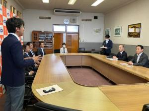 安中ロータリークラブ入学支援事業　学用品目録贈呈式