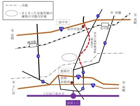 産業団地造成計画地